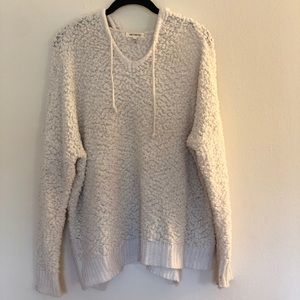 Knitted Pullover Hoodie